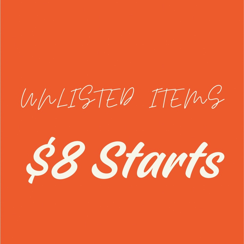 $8 Unlisted Items #1-50